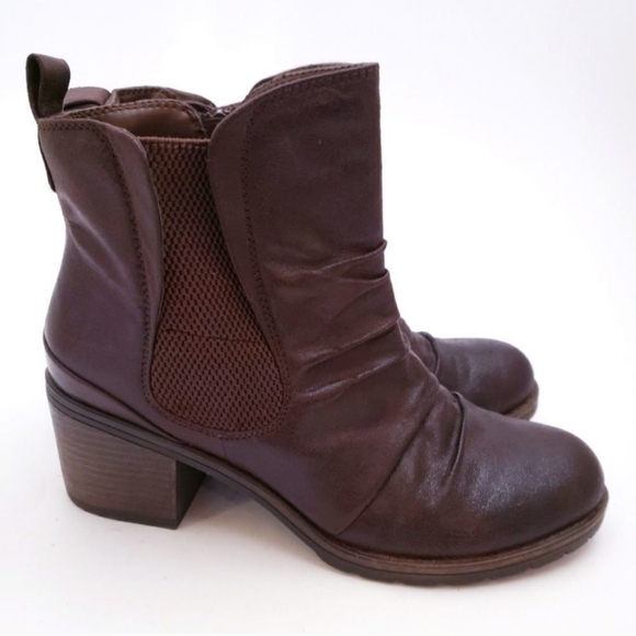 Baretraps Drennon brown boots sz 9.5 ankle boots zip - Picture 1 of 6
